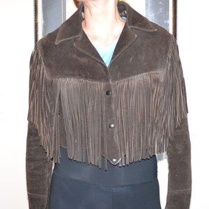 leather Fringe Jacket